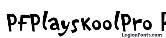 PFPlayskoolPro Regular Font