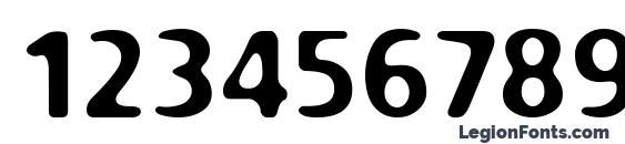 PFPlazm Bold Font, Number Fonts