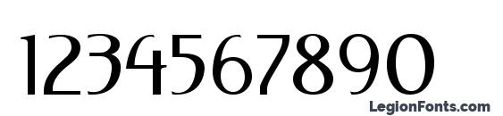 PFRoyale Regular Font, Number Fonts