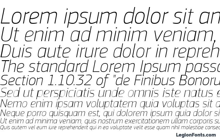 specimens PFSquareSansPro ThinItalic font, sample PFSquareSansPro ThinItalic font, an example of writing PFSquareSansPro ThinItalic font, review PFSquareSansPro ThinItalic font, preview PFSquareSansPro ThinItalic font, PFSquareSansPro ThinItalic font