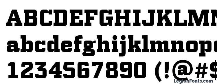 glyphs PFSynchPro Black font, сharacters PFSynchPro Black font, symbols PFSynchPro Black font, character map PFSynchPro Black font, preview PFSynchPro Black font, abc PFSynchPro Black font, PFSynchPro Black font