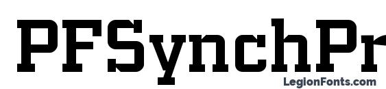 PFSynchPro Medium Font