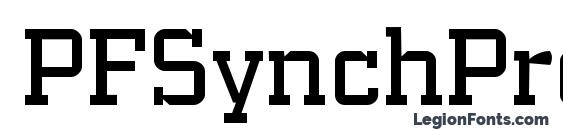 PFSynchPro Regular Font