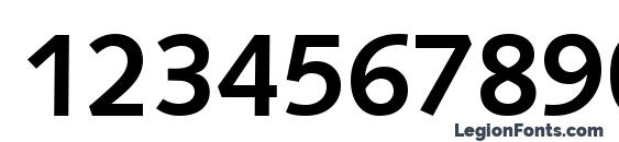 PFSyntax Bold Font, Number Fonts