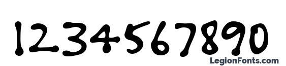 PFTissue Bold Font, Number Fonts