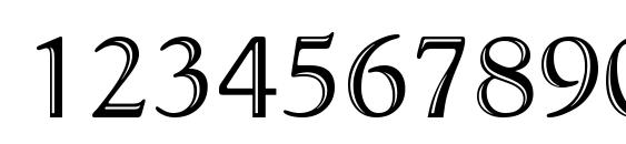 PFVenture Engraved Font, Number Fonts
