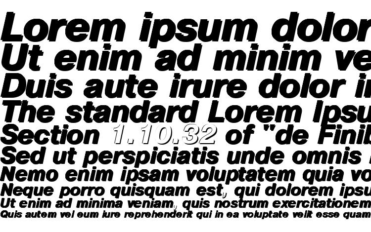 specimens Pgsi font, sample Pgsi font, an example of writing Pgsi font, review Pgsi font, preview Pgsi font, Pgsi font