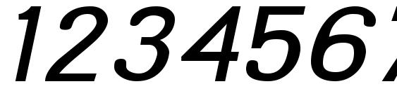 Ph342 Italik Font, Number Fonts