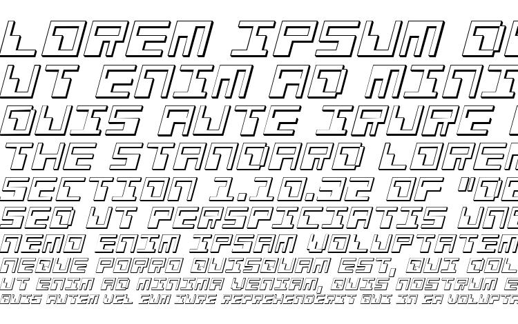 specimens Phaser Bank 3D Italic font, sample Phaser Bank 3D Italic font, an example of writing Phaser Bank 3D Italic font, review Phaser Bank 3D Italic font, preview Phaser Bank 3D Italic font, Phaser Bank 3D Italic font