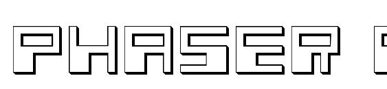 Phaser Bank 3D Font