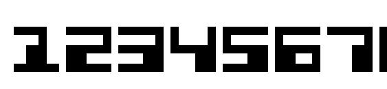 Phaser Bank Bold Font, Number Fonts