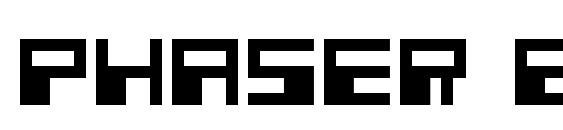 Phaser Bank Bold Font, Free Fonts