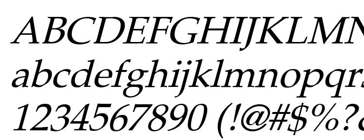 glyphs Pheasant Italic font, сharacters Pheasant Italic font, symbols Pheasant Italic font, character map Pheasant Italic font, preview Pheasant Italic font, abc Pheasant Italic font, Pheasant Italic font