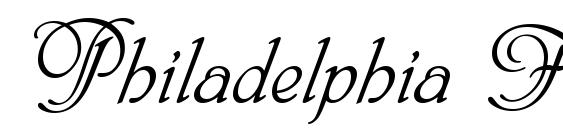 Philadelphia Initials Regular Font