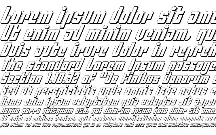 specimens Philadelphia Italic 3D font, sample Philadelphia Italic 3D font, an example of writing Philadelphia Italic 3D font, review Philadelphia Italic 3D font, preview Philadelphia Italic 3D font, Philadelphia Italic 3D font