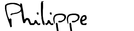 шрифт Philippe, бесплатный шрифт Philippe, предварительный просмотр шрифта Philippe