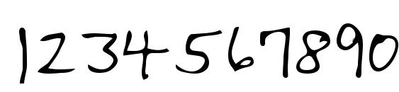 Phillip Regular Font, Number Fonts