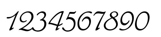 PhillippScript Font, Number Fonts