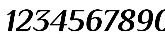 Philosopher Bold Italic Font, Number Fonts