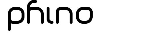 шрифт Phino, бесплатный шрифт Phino, предварительный просмотр шрифта Phino