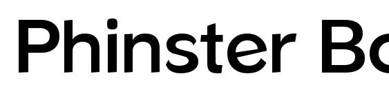 Phinster Bold font, free Phinster Bold font, preview Phinster Bold font