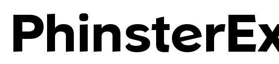 PhinsterExtrabold Regular Font
