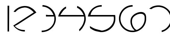 PHOEBE Regular Font, Number Fonts