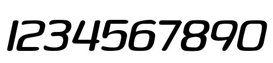 Phoenix sans italic Font, Number Fonts