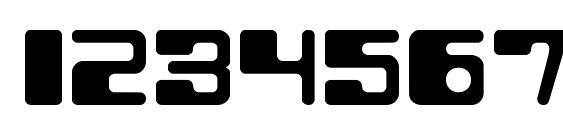 Phorfeit Regular BRK Font, Number Fonts