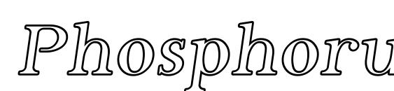 Phosphorus Iodide Font