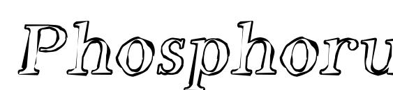 Phosphorus Oxide font, free Phosphorus Oxide font, preview Phosphorus Oxide font