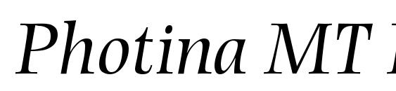 Photina MT Italic font, free Photina MT Italic font, preview Photina MT Italic font
