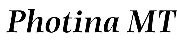 Photina MT Semi Bold Italic Font
