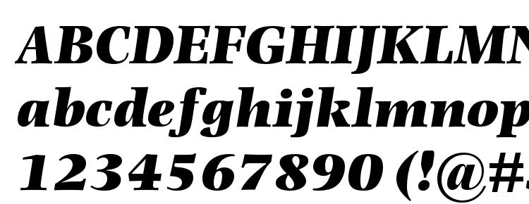 глифы шрифта Photina MT Ultra Bold Italic, символы шрифта Photina MT Ultra Bold Italic, символьная карта шрифта Photina MT Ultra Bold Italic, предварительный просмотр шрифта Photina MT Ultra Bold Italic, алфавит шрифта Photina MT Ultra Bold Italic, шрифт Photina MT Ultra Bold Italic