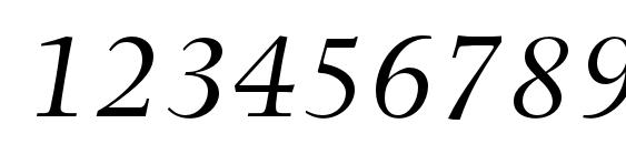 PhotinaMTStd Italic Font, Number Fonts