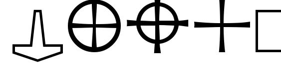 Pi rho runestones Font, Number Fonts