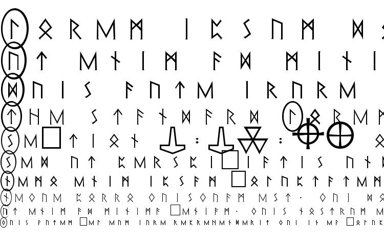 specimens Pi rho runestones font, sample Pi rho runestones font, an example of writing Pi rho runestones font, review Pi rho runestones font, preview Pi rho runestones font, Pi rho runestones font