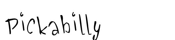 Pickabilly font, free Pickabilly font, preview Pickabilly font