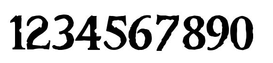 Pieces of eight Font, Number Fonts
