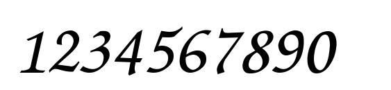 Pierre Light Font, Number Fonts