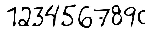 Pierre Regular Font, Number Fonts