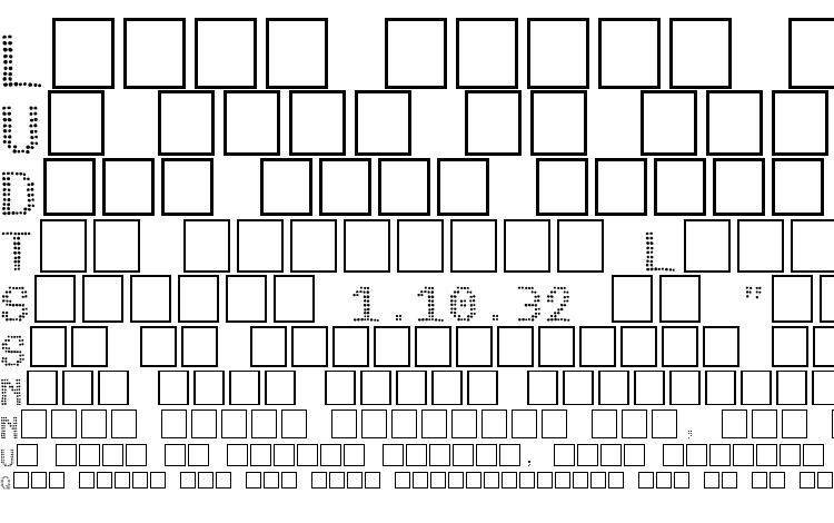 specimens Pinball Data font, sample Pinball Data font, an example of writing Pinball Data font, review Pinball Data font, preview Pinball Data font, Pinball Data font