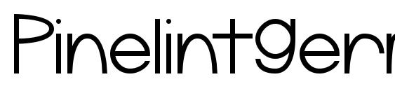 Pinelintgerm font, free Pinelintgerm font, preview Pinelintgerm font