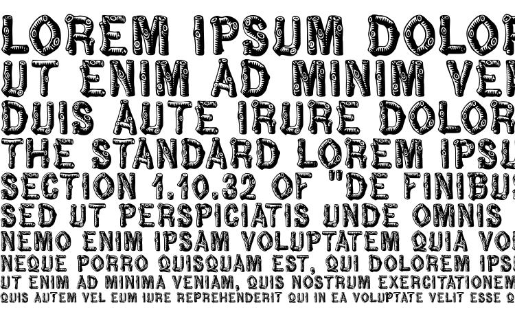specimens Pinewood MF font, sample Pinewood MF font, an example of writing Pinewood MF font, review Pinewood MF font, preview Pinewood MF font, Pinewood MF font