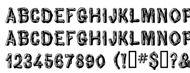 glyphs Pinewood font, сharacters Pinewood font, symbols Pinewood font, character map Pinewood font, preview Pinewood font, abc Pinewood font, Pinewood font