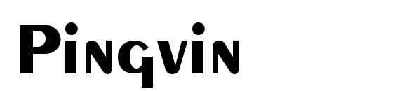 Pingvin font, free Pingvin font, preview Pingvin font