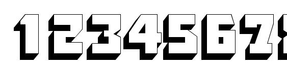 Pioneer BT Font, Number Fonts