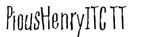 PiousHenryITC TT font, free PiousHenryITC TT font, preview PiousHenryITC TT font