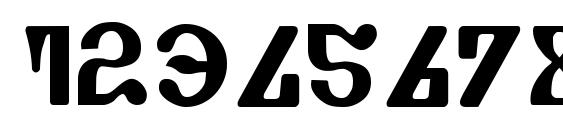 Piper Pie Bold Font, Number Fonts