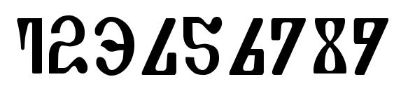 Piper Pie Condensed Font, Number Fonts